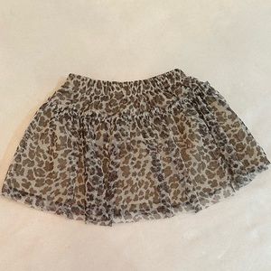 Old Navy Cheetah Print Skirt Size 6-12 months